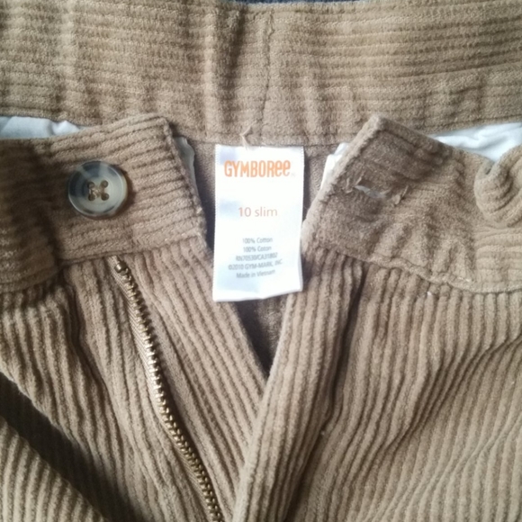 10 slim -boys corduroy pants - Picture 3 of 4